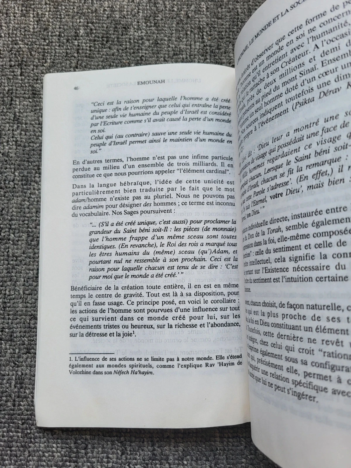 Livre Emounah n°19 Pensée Juive Rav El'hanan Wasserman Judaïsme Torah – photo 8